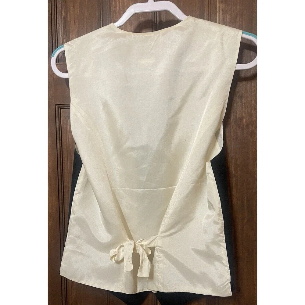 VTG Looney Tunes Tweety And Sylvester Bird Watcher Vest Acme Clothing Co. Small - Picture 5 of 5